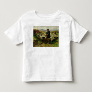 Camiseta Infantil O pastor das montanhas, 1859