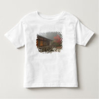 O pavilhão no Jardim Japonês Portland