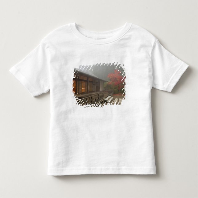 Camiseta Infantil O pavilhão no Jardim Japonês Portland (Frente)
