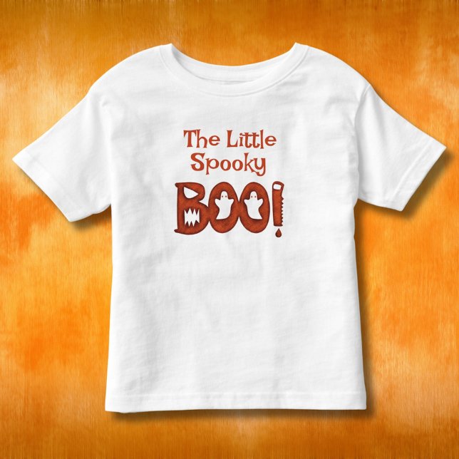 Camiseta Infantil O Pequeno Boo Halloween (Criador carregado)