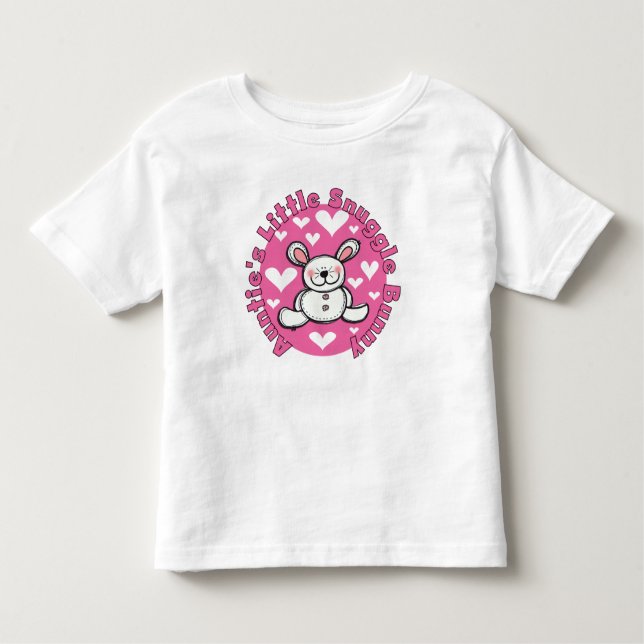 Camiseta Infantil O pequeno coelhinho da tia (Frente)