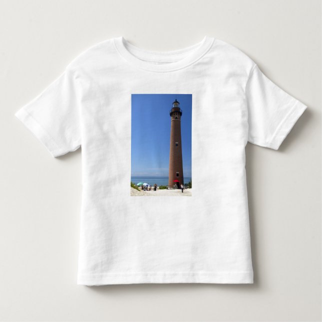 Camiseta Infantil O Pequeno Ponto Sáptico Luz no Lago Michigan (Frente)
