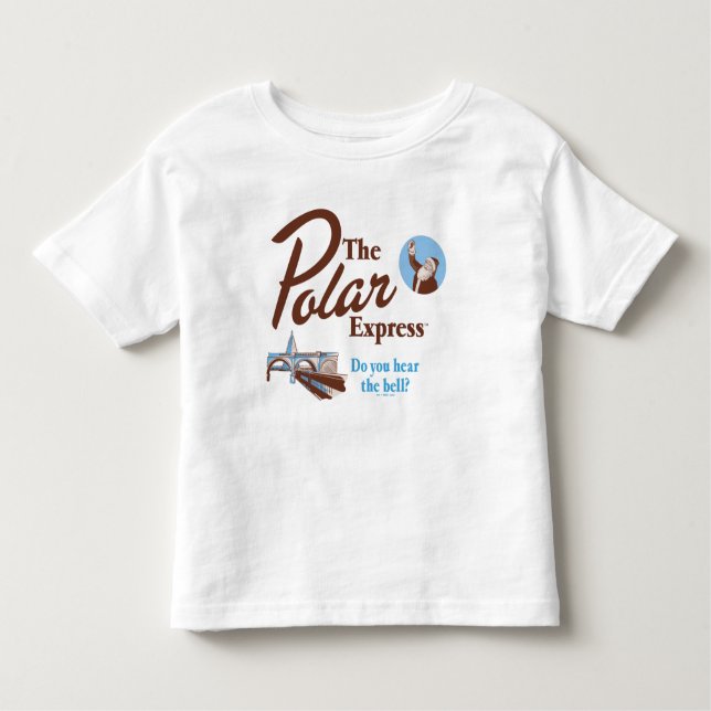 Camiseta Infantil O Polar Express | Retrato "Você Ouve A Bela" (Frente)