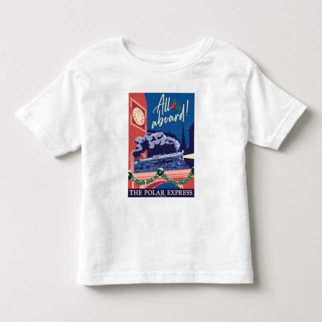 Camiseta Infantil O Polar Express - Tudo A Bordo! (Frente)