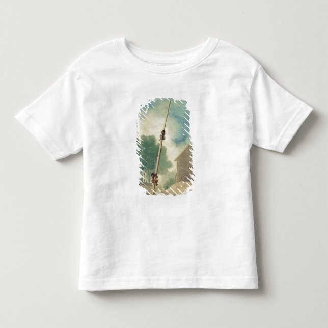 Camiseta Infantil O pólo gorduroso, 1787 (Frente)