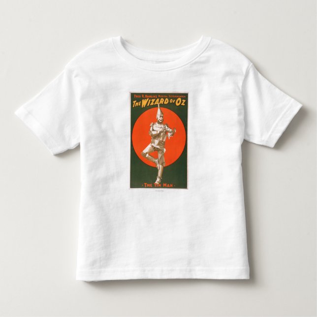 Camiseta Infantil "O poster #2 do teatro musical de mágico de Oz" (Frente)