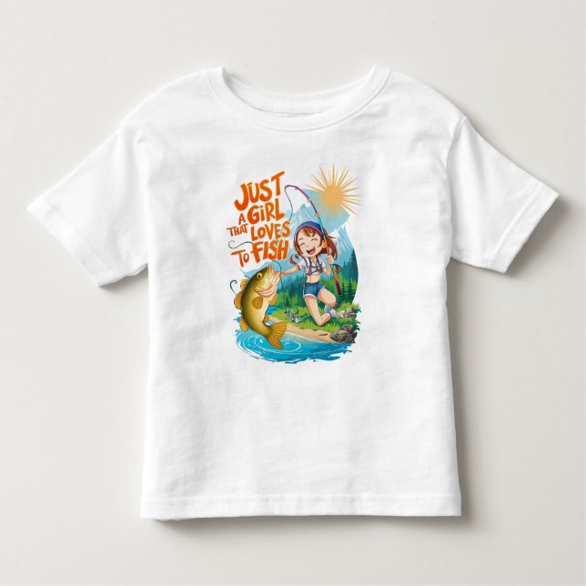 Camiseta Infantil O Prodígio de Pesca (Frente)