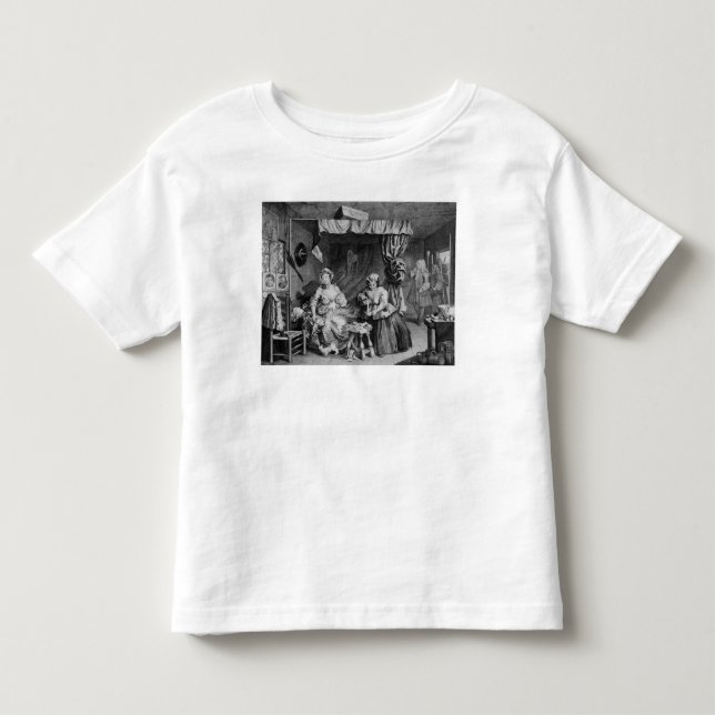 Camiseta Infantil O progresso de uma prostituta (Frente)