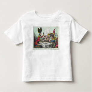 Camiseta Infantil O pudim de ameixa no perigo, 1805