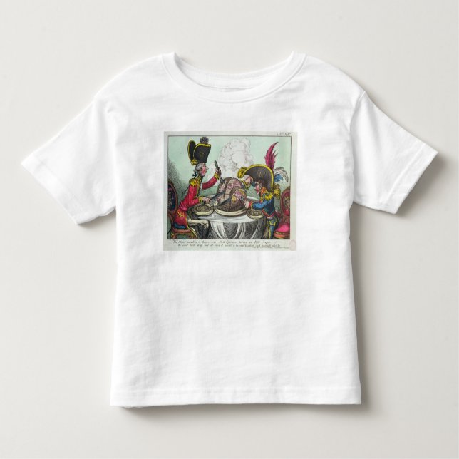 Camiseta Infantil O pudim de ameixa no perigo, 1805 (Frente)