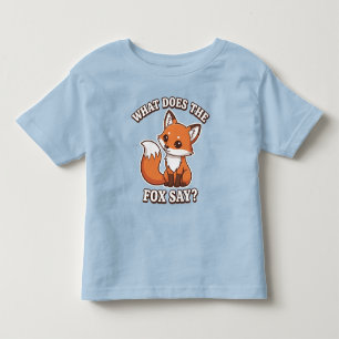 Camiseta Infantil O Que Diz a Raposa?