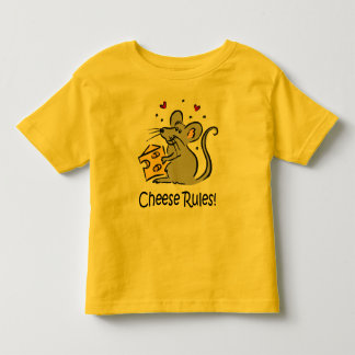 Camiseta Infantil O queijo ordena o t-shirt