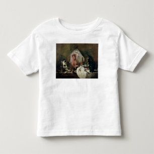 Camiseta Infantil O raio ou, o interior da cozinha, 1728