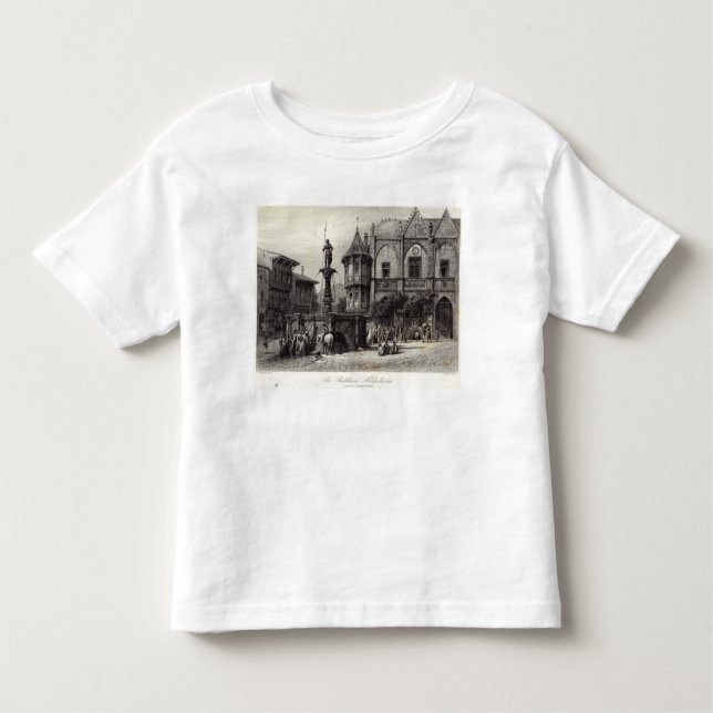 Camiseta Infantil O Rathhaus, Hildesheim (Frente)