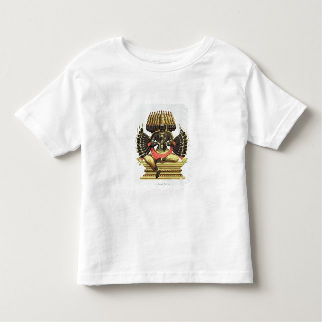 Camiseta Infantil O Ravana gigante (litho da cor) (Frente)