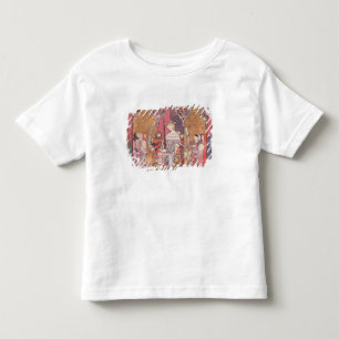 Camiseta Infantil O rei Administering Justiça