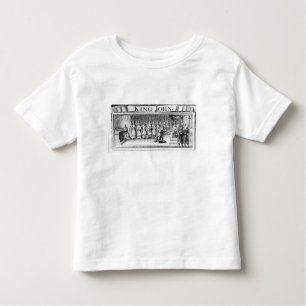Camiseta Infantil O rei John rende sua coroa