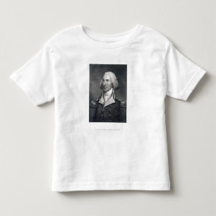 Camiseta Infantil O retrato do general principal Philip Schuyler,