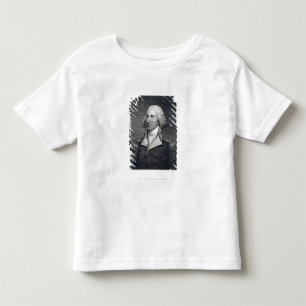Camiseta Infantil O retrato do general principal Philip Schuyler,
