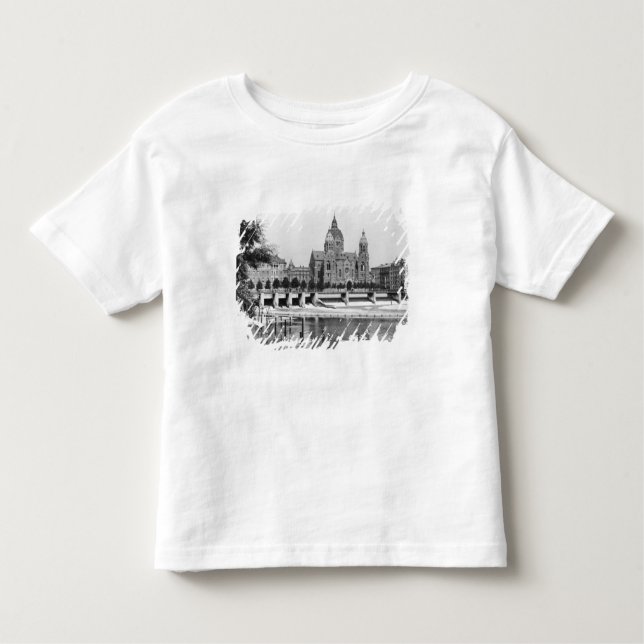 Camiseta Infantil O rio Isar em Munich, c.1910 (Frente)