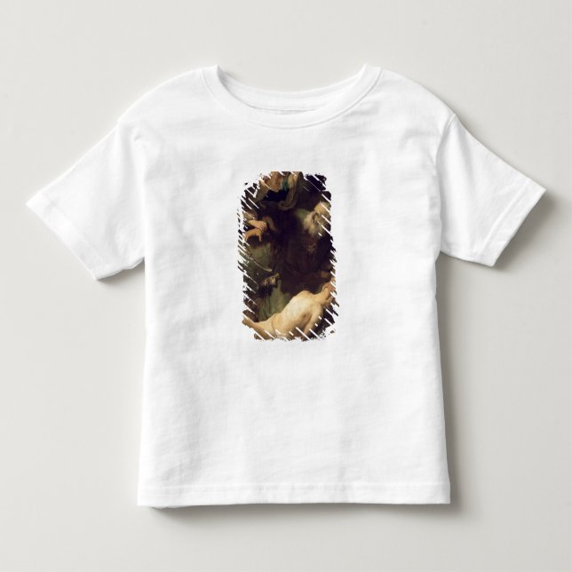 Camiseta Infantil O sacrifício de Abraham, 1635 (Frente)