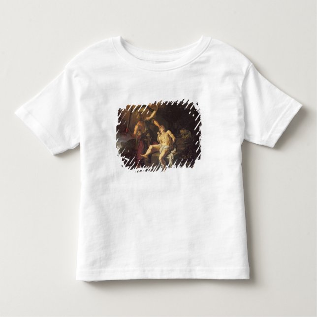 Camiseta Infantil O sacrifício de Isaac, 1616 (Frente)