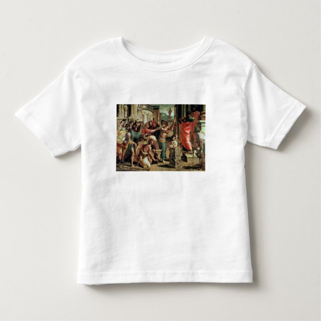 Camiseta Infantil O sacrifício em Lystra (desenhos animados para o (Frente)