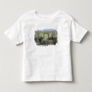 Camiseta Infantil O Salão da casa senhorial em Waltershof, 1894