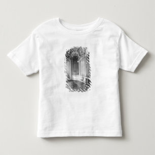Camiseta Infantil O salão de beleza oval decorado com a história d