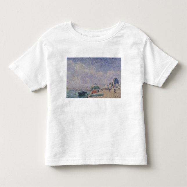 Camiseta Infantil O Seine em Bercy, 1885 (Frente)