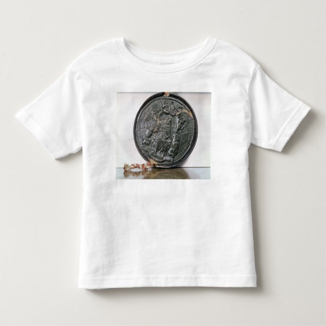 Camiseta Infantil O selo do rei Charles II (Frente)