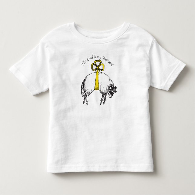 Camiseta Infantil O SENHOR é o meu pastor Salm 23 (Frente)