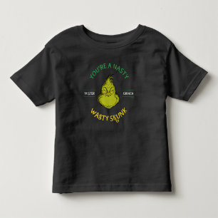 Camiseta Infantil O Senhor Grinch Você é um Gambá Nojento e Sujo