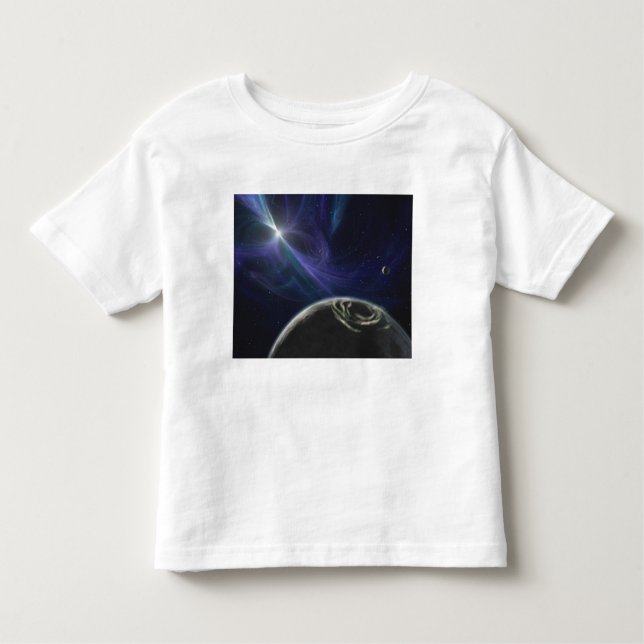 Camiseta Infantil O sistema do planeta pulsar (Frente)