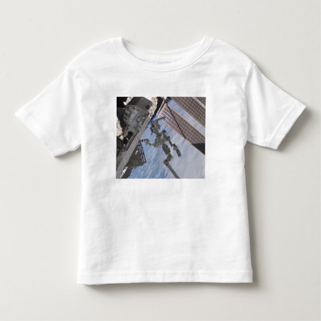 Camiseta Infantil O sistema robótico Dextre construído no Canadá 2 (Frente)