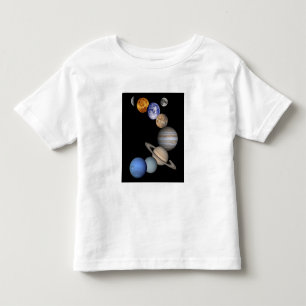 Camiseta Infantil O sistema solar