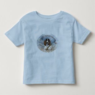 Camiseta Infantil O Spaniel de Springer inglês caça o roupa