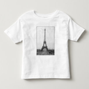 Camiseta Infantil O T da torre Eiffel
