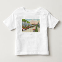 O teatro do jardim de Oakes abaixa o terraço