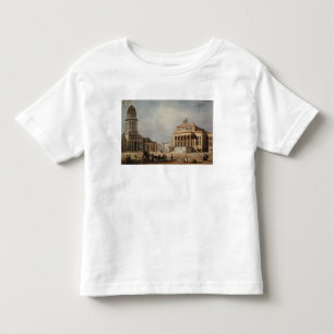 Camiseta Infantil O teatro real e a igreja nova, 1833