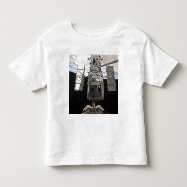 Camiseta Infantil O telescópio espacial Hubble é lançado (Frente)