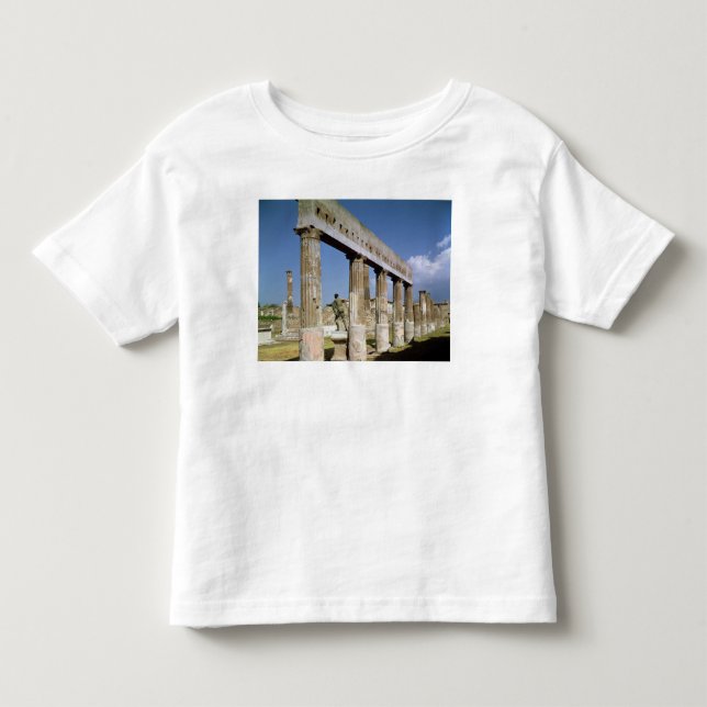 Camiseta Infantil O templo de Apollo (Frente)