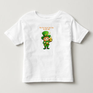Camiseta Infantil O tesouro de Lucky Leprechaun