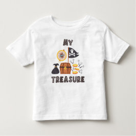 Camiseta Infantil O tesouro do Pirate