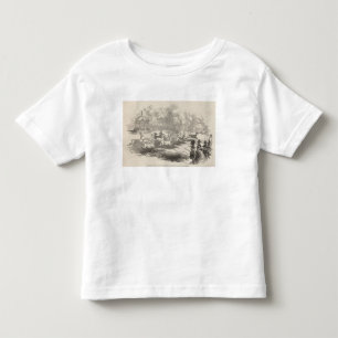 Camiseta Infantil O tiro dos cervos em Gotha