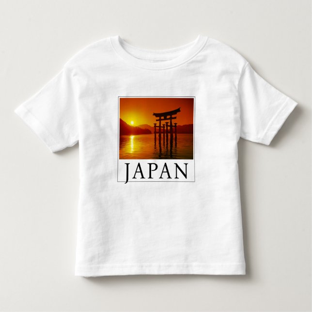 Camiseta Infantil O-Torii Gate, Itsukushima Shrine | Miyajima, Japão (Frente)