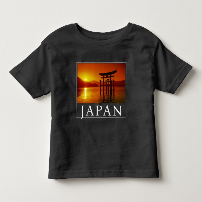 Camiseta Infantil O-Torii Gate, Itsukushima Shrine | Miyajima, Japão (Frente)