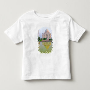 Camiseta Infantil O tranquilo e pacífico Taj Mahal mundialmente famo