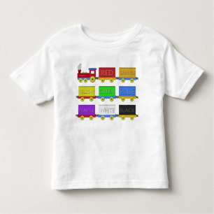 Camiseta Infantil O trem da cor