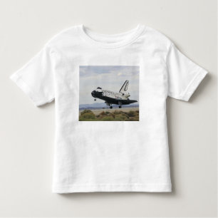 Camiseta Infantil O trem de aterrissagem principal da Space Shuttle